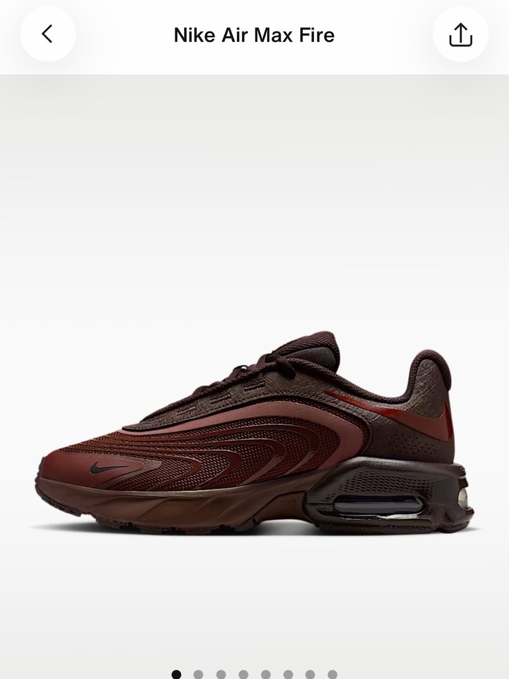 Nike Air Max Fire Men’s Sneakers - Dark Brown